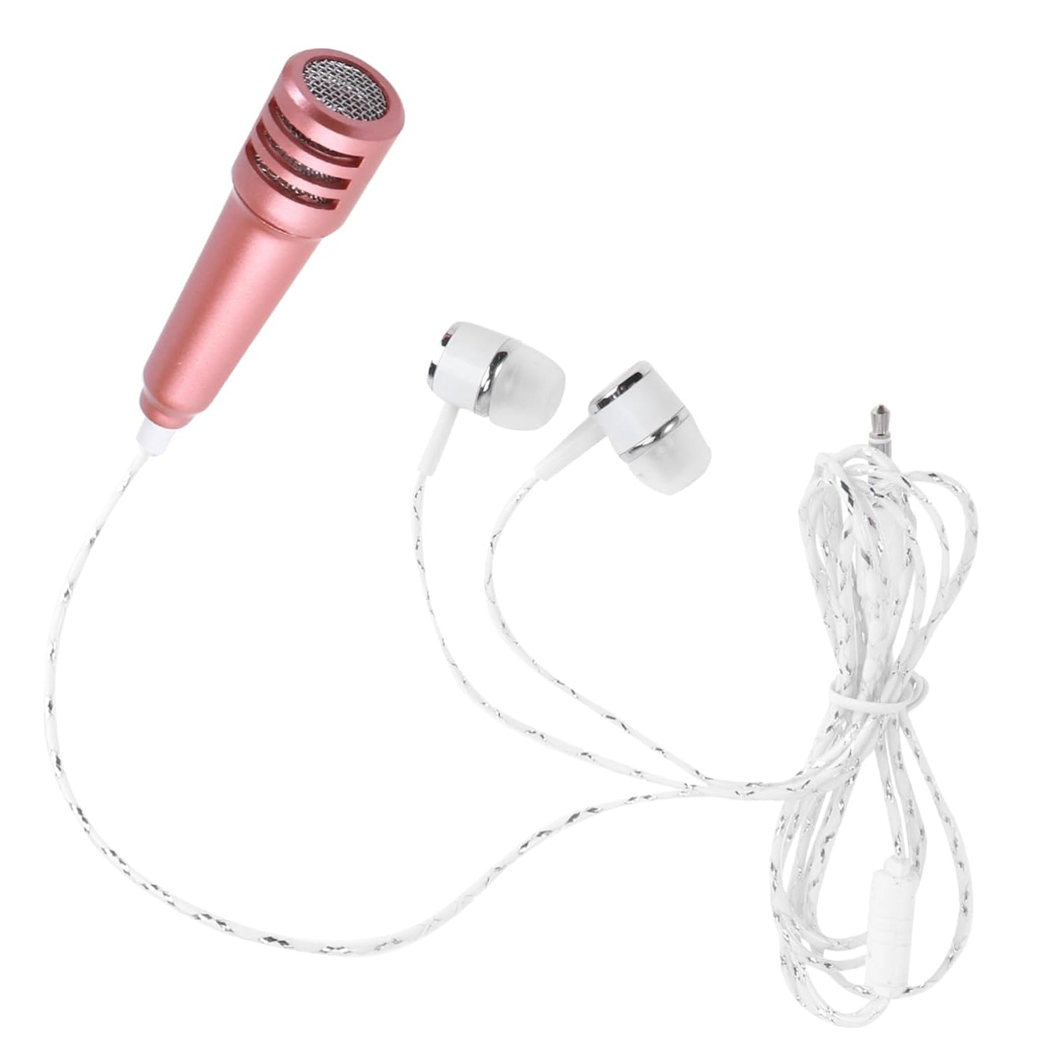 Mini Microphone Mic with Earphone for Voice Recording, Mike Mic Microphone with Handsfree for Mobile Computer, Headphone Handfree Earphone Usb Microphone Vocal Gift Miniature Children (1 Pc) Mini Microphone Mic with Earphone for Voice Recording, Mike Mic Microphone with Handsfree for Mobile Computer, Headphone Handfree Earphone Usb Microphone Vocal Gift Miniature Children (1 Pc)